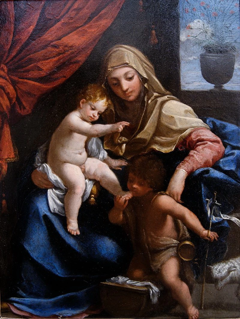 151-Madonna col Bambino e Giovannino-Louvre, Parigi 